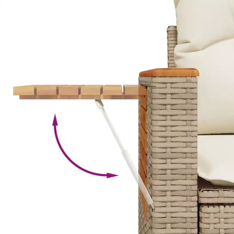 vidaXL Ensemble de canapé de jardin 10 pièces avec coussins, sectionnel d'extérieur en résine tressée, plusieurs couleurs/modèles