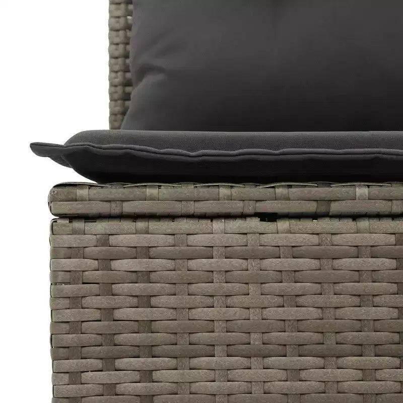 vidaXL Salon de jardin avec coussins 8 pièces en résine tressée