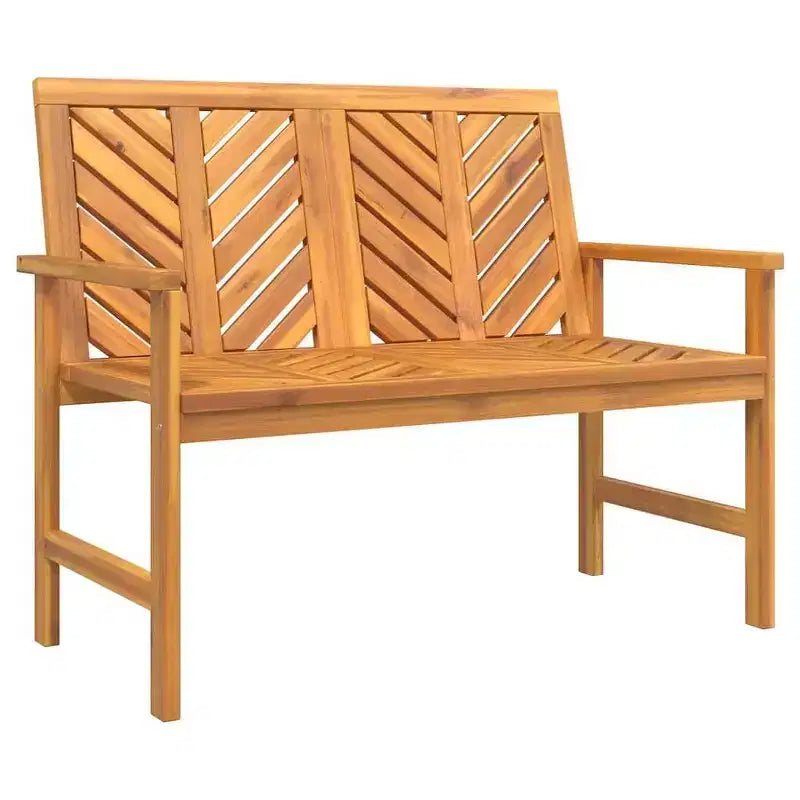 vidaXL Salon de jardin 2 pcs Bois d'acacia massif marron