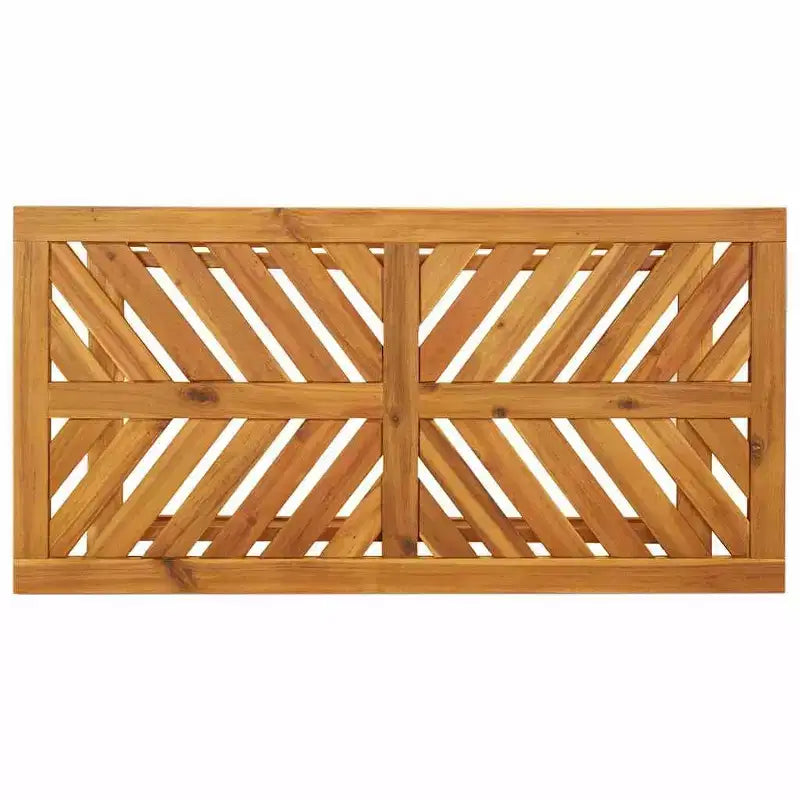 vidaXL Salon de jardin 2 pcs Bois d'acacia massif marron