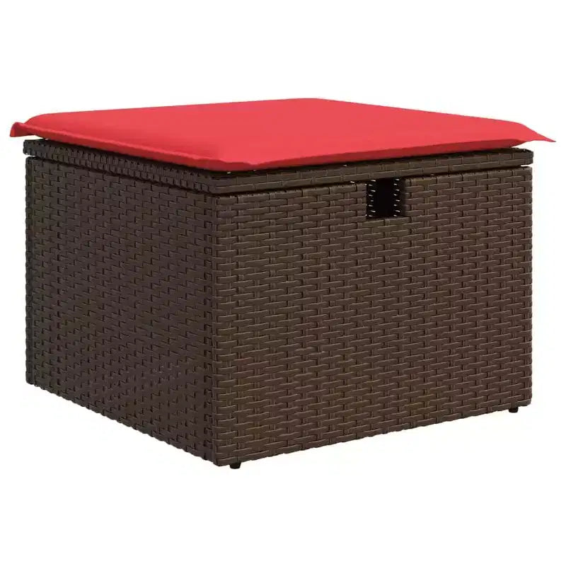 vidaXL Salon de jardin 8 pièces avec coussins résine tressée