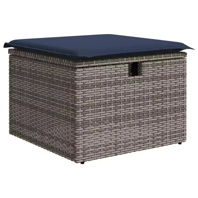 vidaXL Salon de jardin 8 pièces avec coussins résine tressée