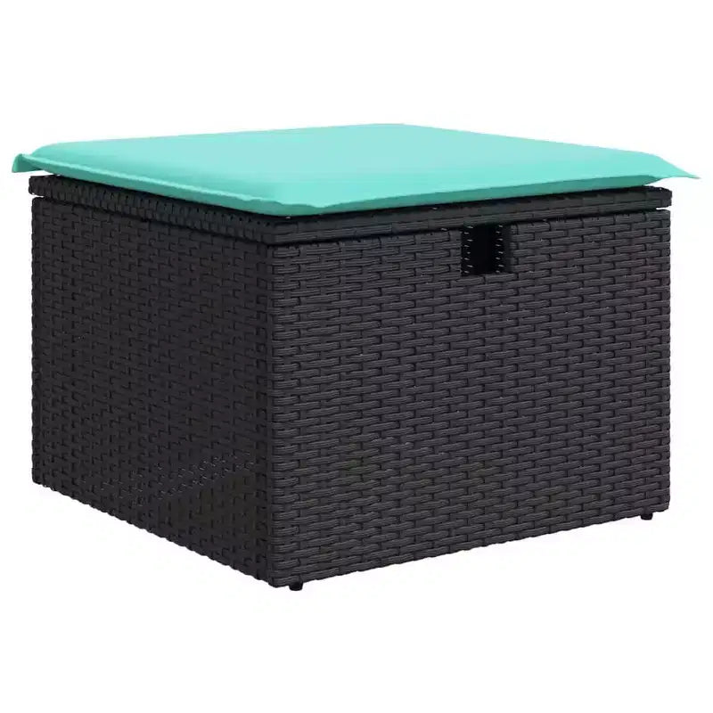 vidaXL Salon de jardin 8 pièces avec coussins résine tressée