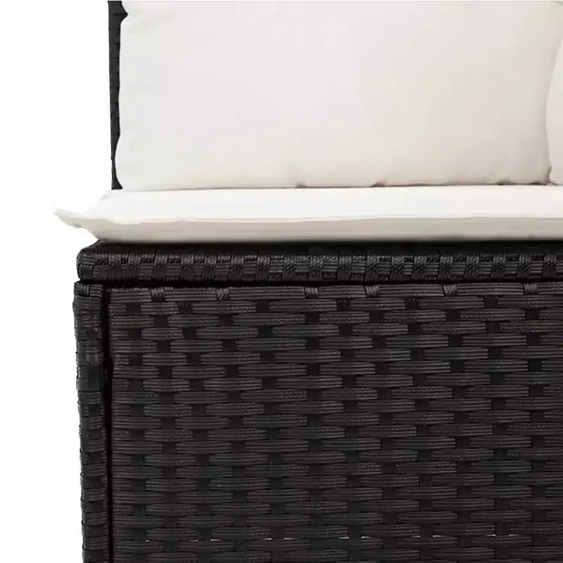 vidaXL Salon de jardin 11 pièces en résine tressée avec coussins