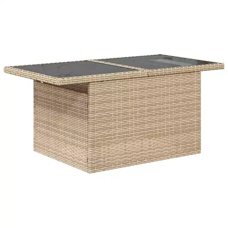 vidaXL Salon de jardin 11 pièces en résine tressée avec coussins
