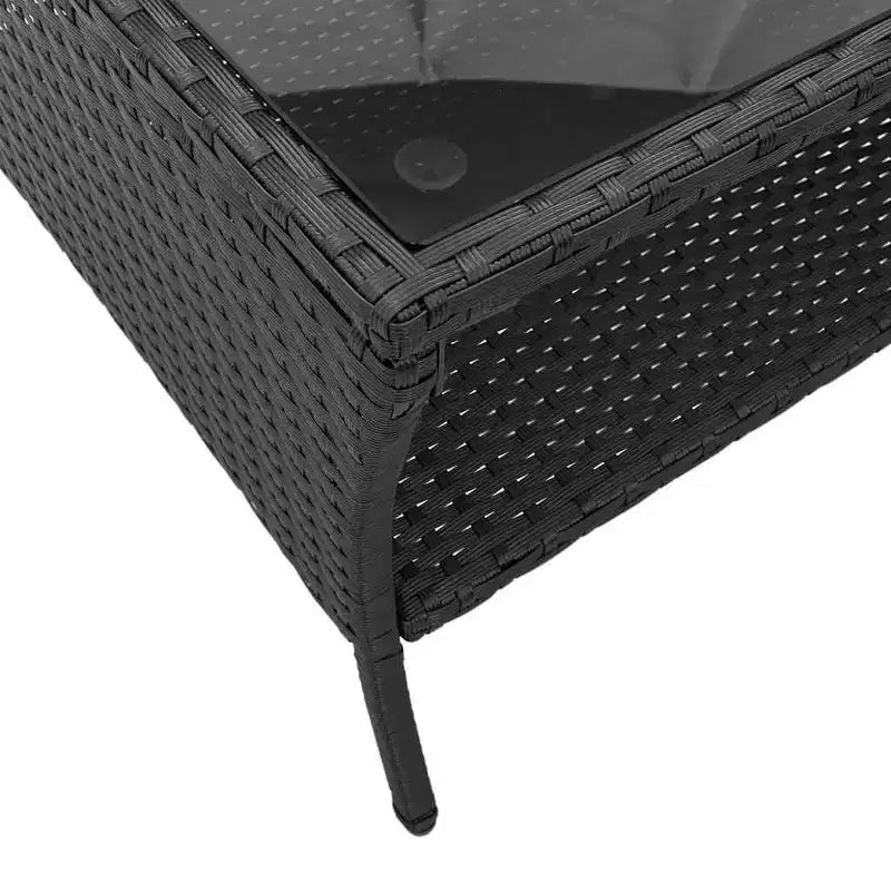 vidaXL Salon de jardin 6 pièces avec coussins, sectionnel d'extérieur en poly rotin, plusieurs couleurs et matériaux