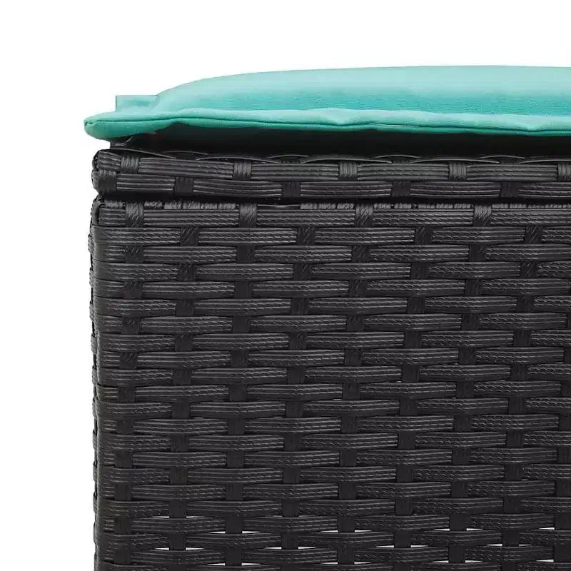 vidaXL Salon de jardin 6 pièces avec coussins, sectionnel d'extérieur en poly rotin, plusieurs couleurs et matériaux