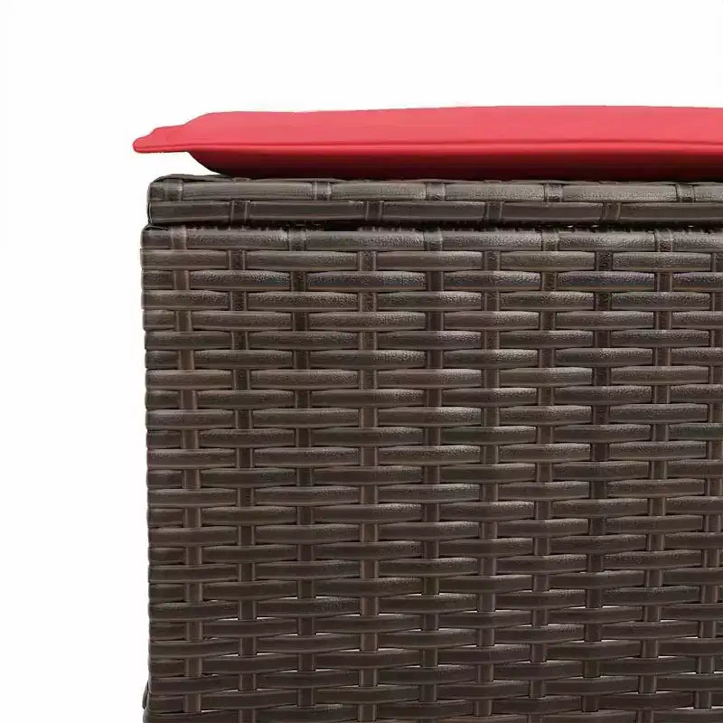 vidaXL Salon de jardin 6 pièces avec coussins, sectionnel d'extérieur en poly rotin, plusieurs couleurs et matériaux