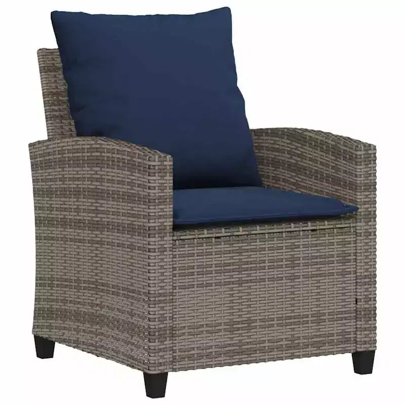 vidaXL Salon de jardin 6 pièces avec coussins, sectionnel d'extérieur en poly rotin, plusieurs couleurs et matériaux