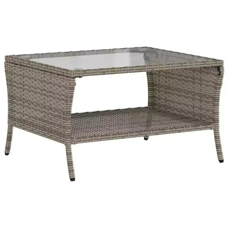 vidaXL Salon de jardin 6 pièces avec coussins, sectionnel d'extérieur en poly rotin, plusieurs couleurs et matériaux