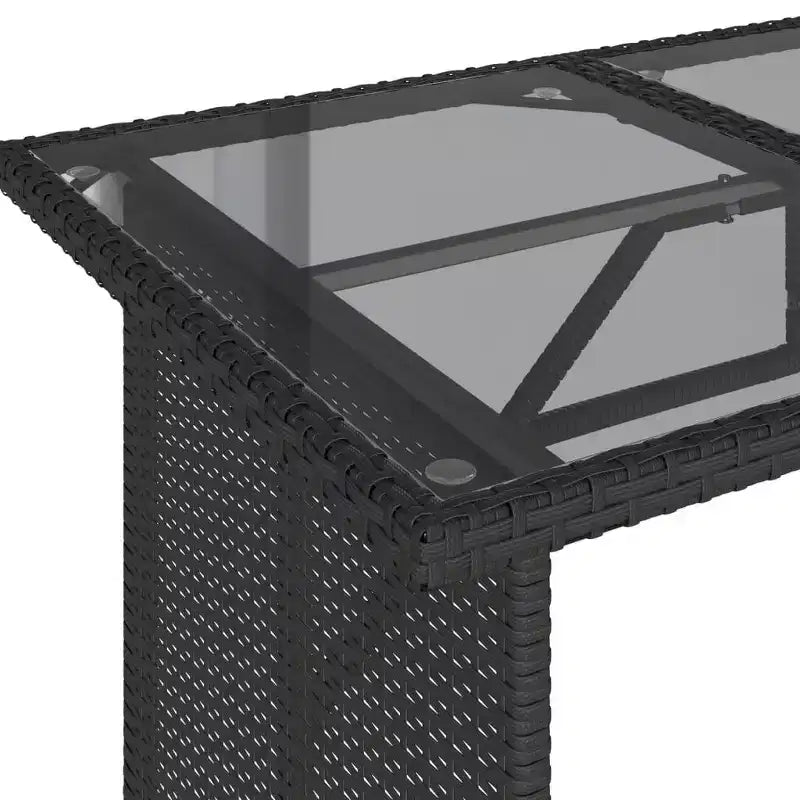 vidaXL Salon de jardin avec coussins, table et canapés modulables, 6 pièces en résine tressée