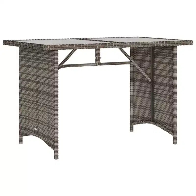 vidaXL Salon de jardin avec coussins, table et canapés modulables, 6 pièces en résine tressée