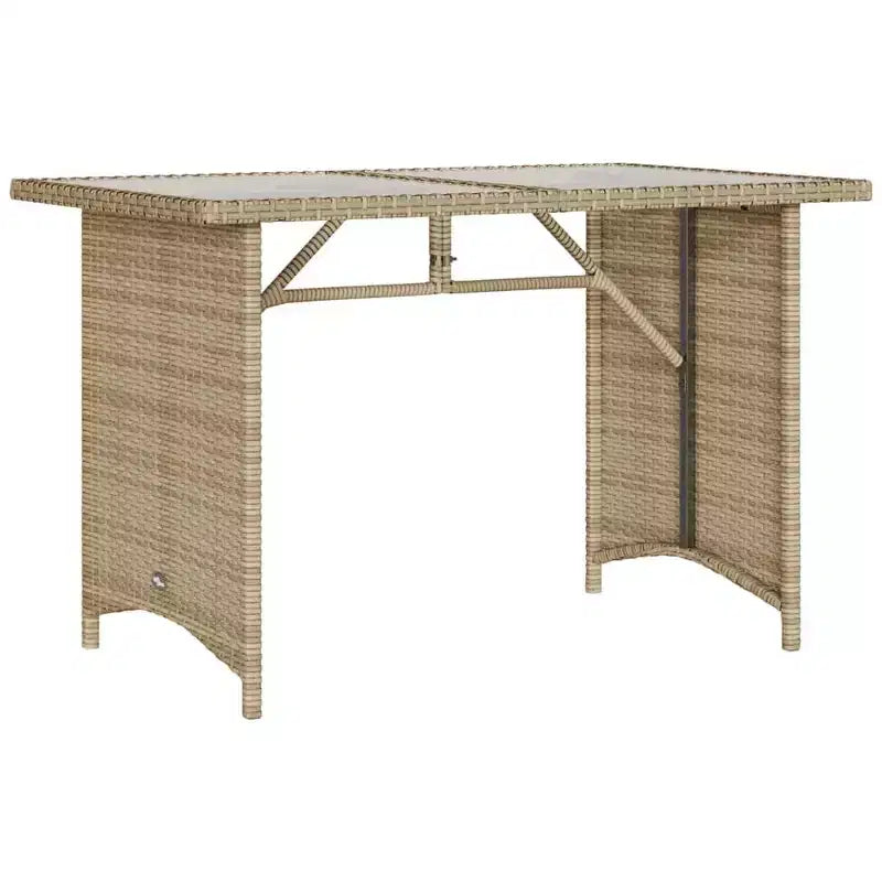 vidaXL Salon de jardin avec coussins, table et canapés modulables, 6 pièces en résine tressée