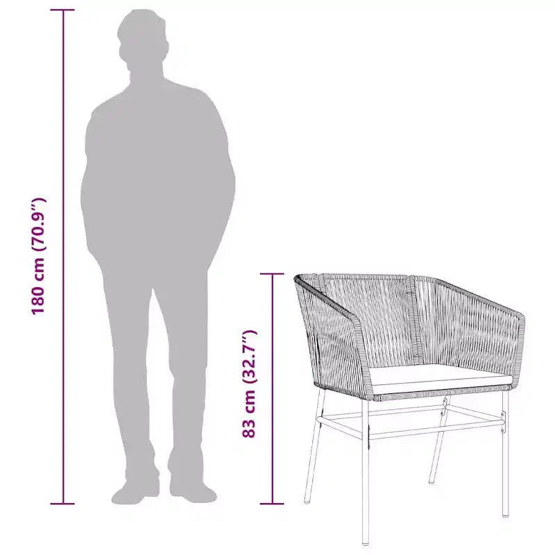 vidaXL Ensemble de salle à manger d'extérieur contemporain avec coussins, résine tressée, verre