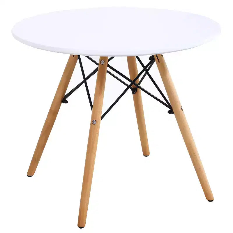 Costway Ensemble Table et 2 Chaises Enfants, Construction Solide, Table à Manger Enfant Style Mid-Century