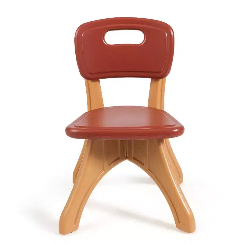 Costway Table et chaises pour enfants 3 pièces avec rangement Café