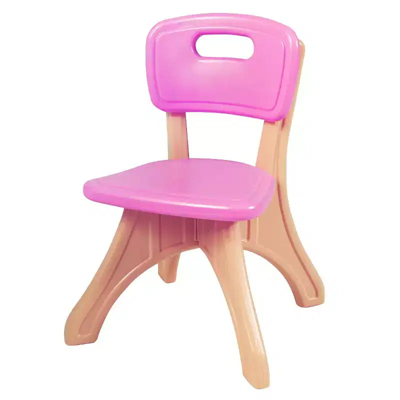 Costway Ensemble Table et 2 Chaises Enfants avec Rangement Rose