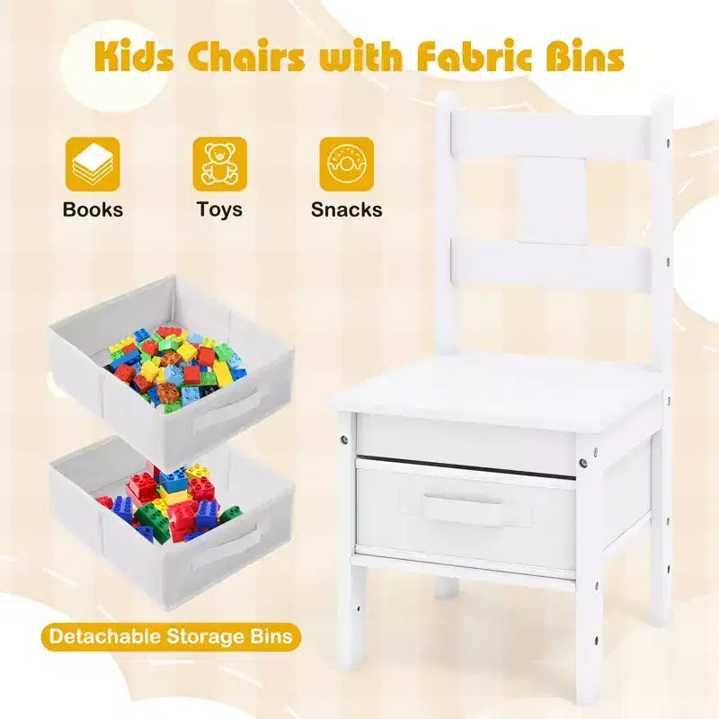 Costway Ensemble table et 2 chaises pour enfants 3 pièces Meuble avec trou de cabane pour chat et fenêtre