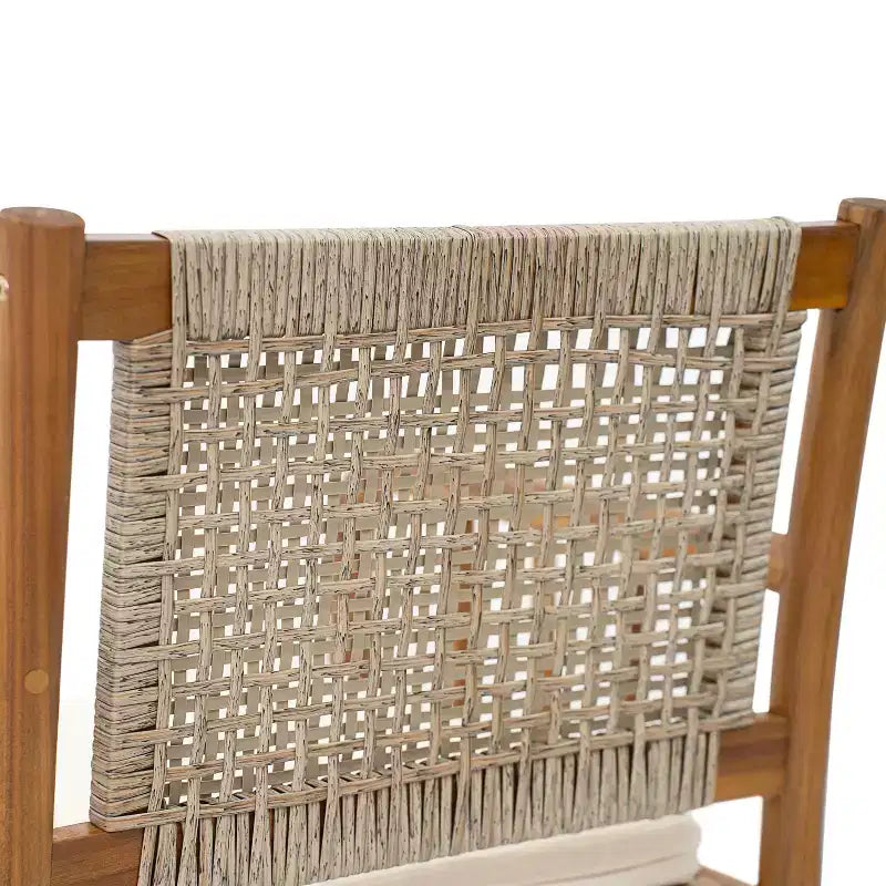 Christopher Knight Home Petronela Salon de jardin 7 pièces en bois d'acacia et rotin