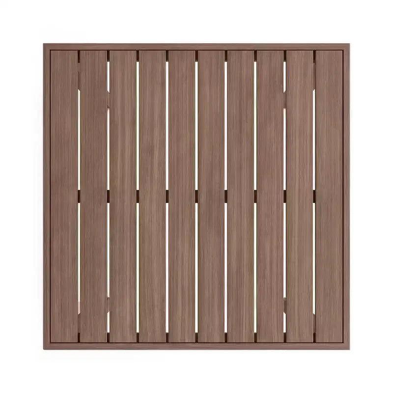 Ensemble de patio Martha Stewart Bedford en aluminium 3 pièces, 2 tabourets de bar avec coussins, table de patio carrée de 35,5 po