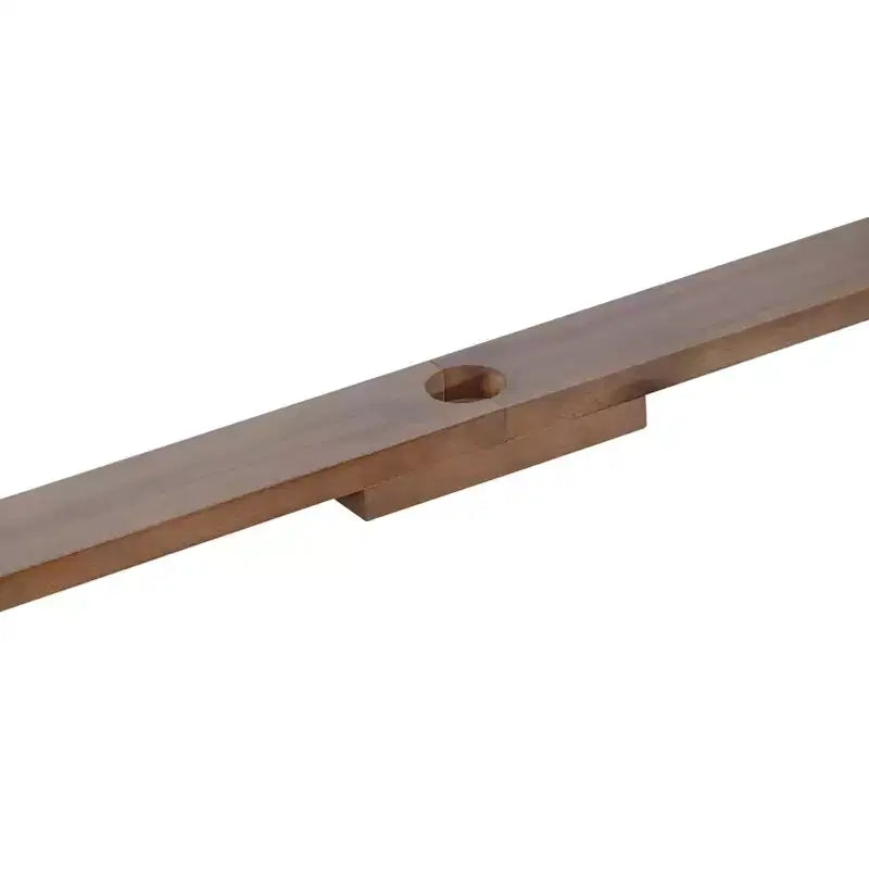GDFStudio Lena Ensemble de salle à manger d'extérieur 5 pièces en bois d'acacia avec table rectangulaire de 150 cm et trou pour parasol