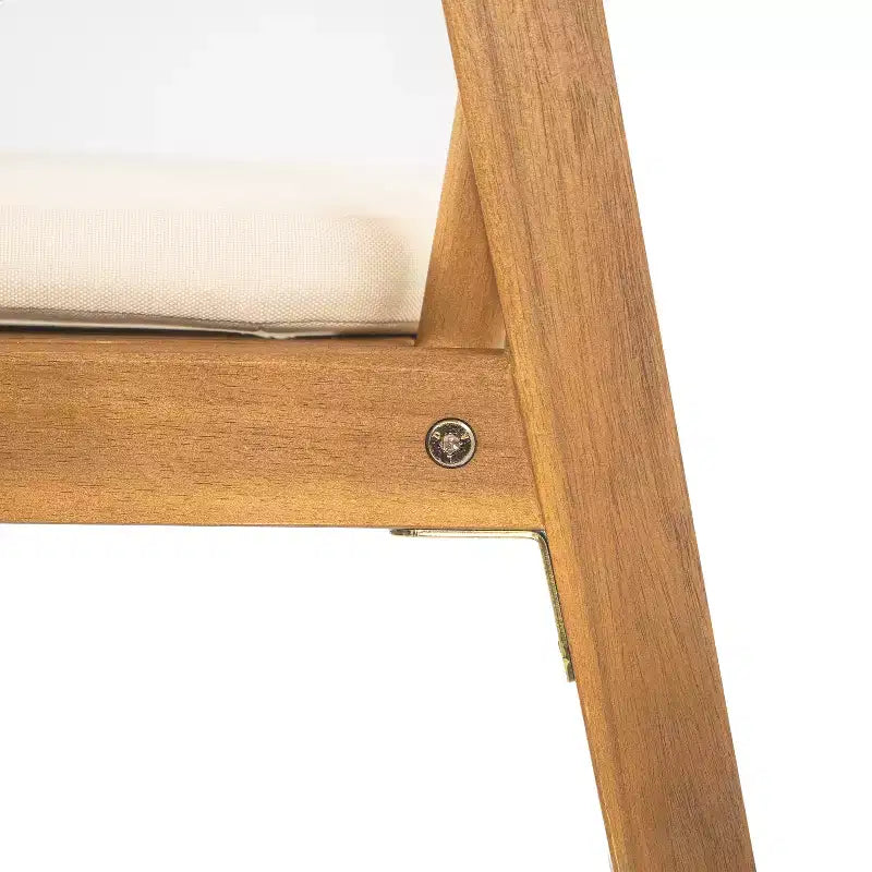Ensemble de salle à manger moderne 7 pièces Christopher Knight Home Andika en bois d'acacia avec dossier en corde et table à lattes