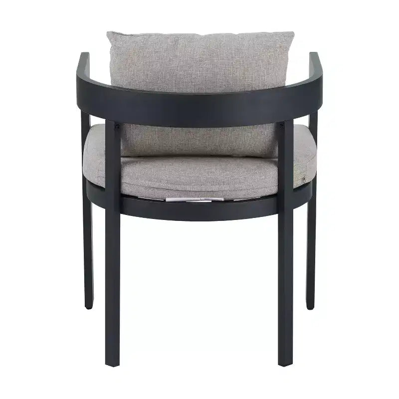 Christopher Knight Home Elko - Table à manger moderne 7 pièces d'extérieur en bois d'acacia à lattes avec chaises en aluminium et coussins