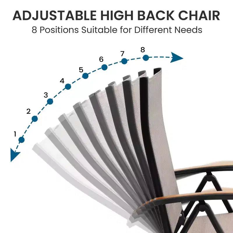 Ensemble de salle à manger d'extérieur 13 pièces Crestlive Products, table en aluminium à piètement en X et chaises inclinables conçues pour les réceptions