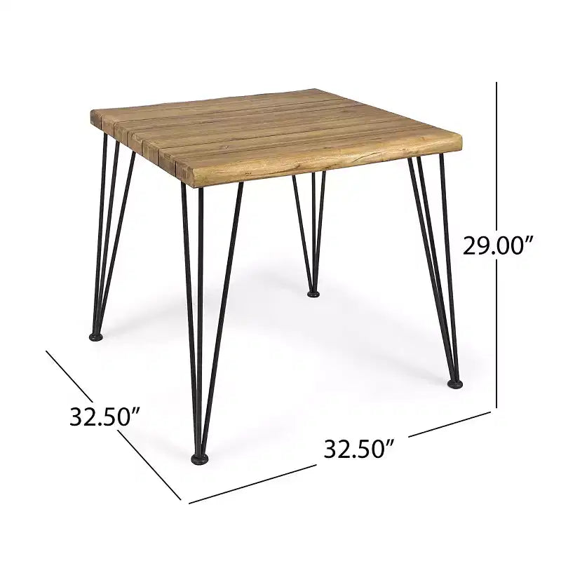 Christopher Knight Home Tracy Ensemble de salle à manger 5 pièces en rotin et bois d'acacia de style bohème