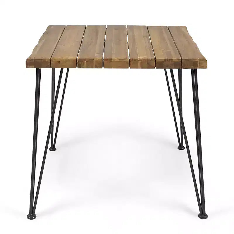 Christopher Knight Home Tracy Ensemble de salle à manger 5 pièces en rotin et bois d'acacia de style bohème