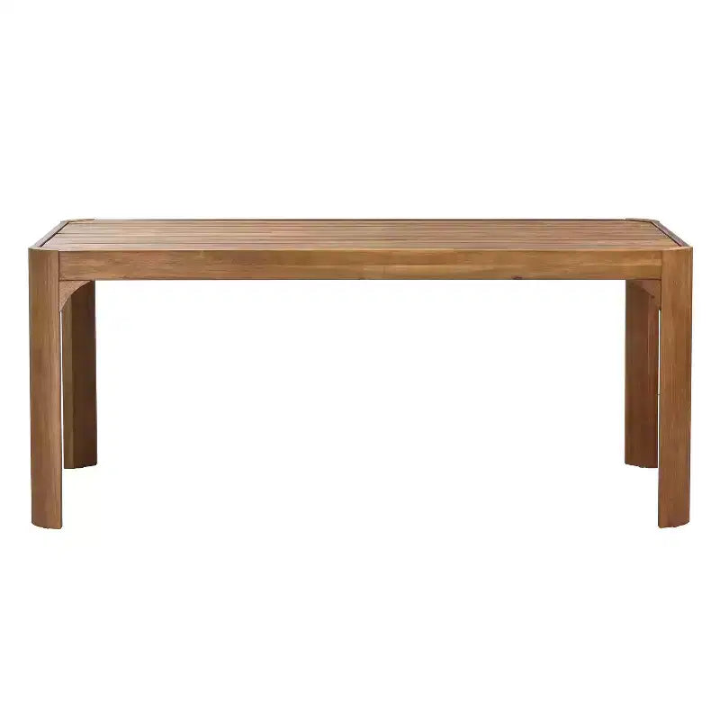 Christopher Knight Home Morgan Ensemble de salle à manger 7 pièces en bois d'acacia rustique avec coussins