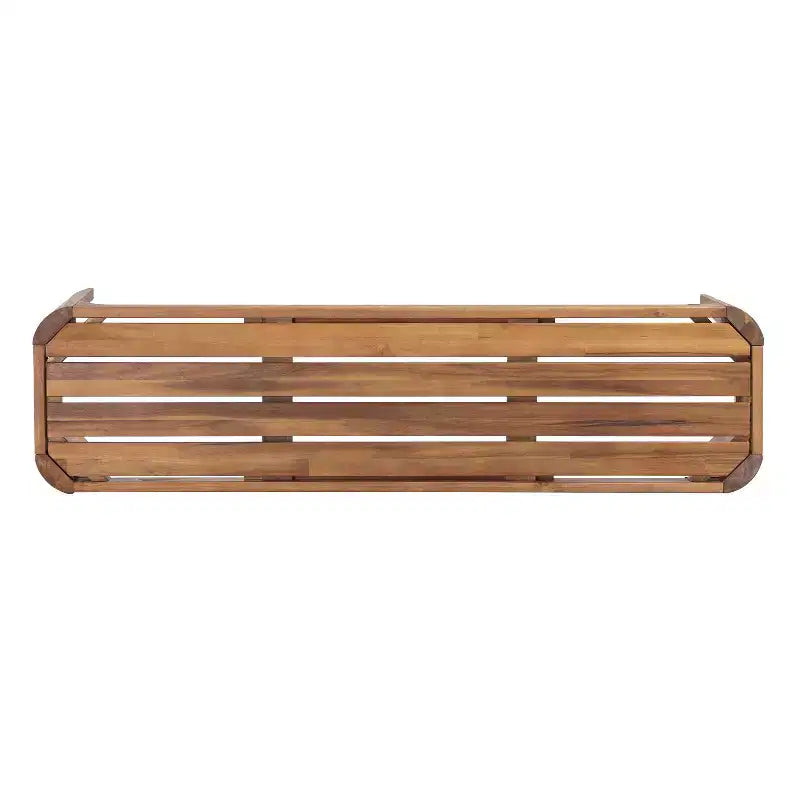 Christopher Knight Home Zayne Ensemble de salle à manger 6 pièces en bois d'acacia rustique et osier avec coussins
