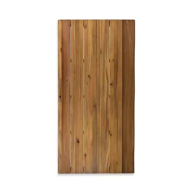 Christopher Knight Home Yeye Ensemble de salle à manger d'extérieur rustique 7 pièces en bois d'acacia avec coussins