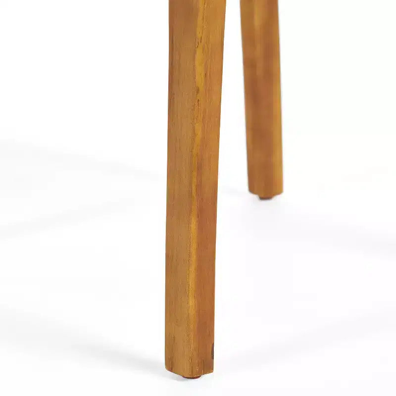 Christopher Knight Home Ensemble de salle à manger d'extérieur rustique irlandais 7 pièces en bois d'acacia avec coussins