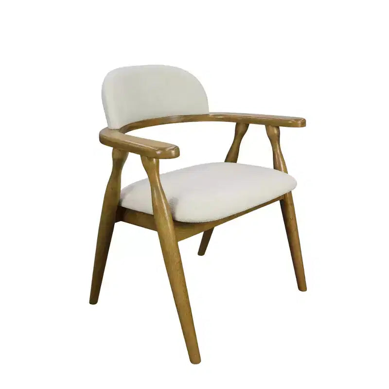 Ensemble de salle à manger 7 pièces Christopher Knight Home Qinon en bois d'hévéa avec table ovale et dossier incurvé