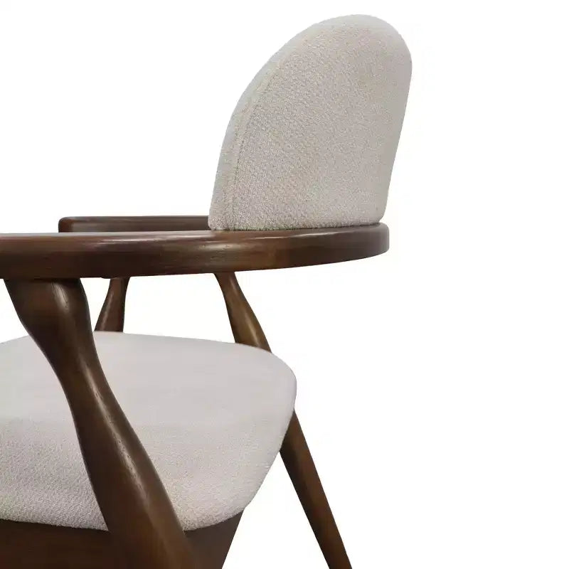 Ensemble de salle à manger 7 pièces Christopher Knight Home Qinon en bois d'hévéa avec table ovale et dossier incurvé