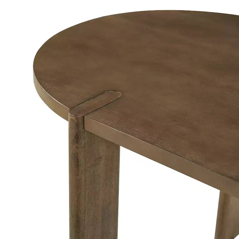 Ensemble de salle à manger 7 pièces Christopher Knight Home Qinon en bois d'hévéa avec table ovale et dossier incurvé