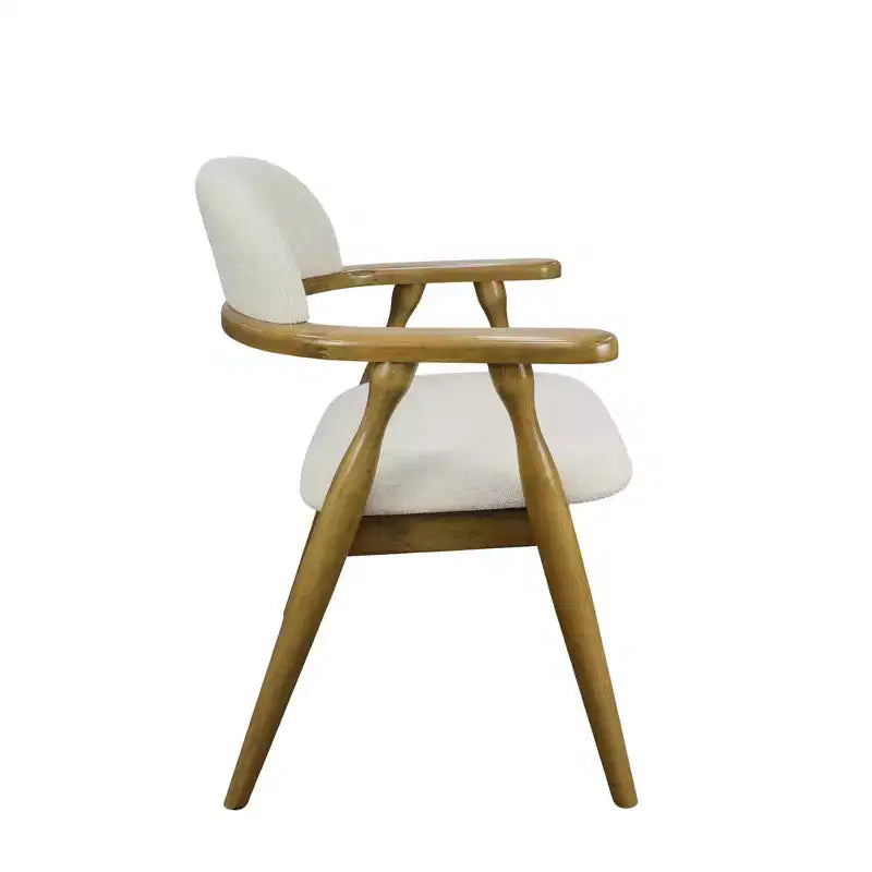 Ensemble de salle à manger 7 pièces Christopher Knight Home Qinon en bois d'hévéa avec table ovale et dossier incurvé