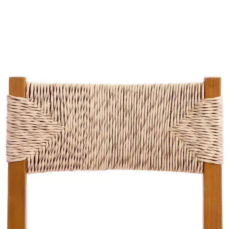 Ensemble de salle à manger d'extérieur Christopher Knight Home Fineas 9 pièces style bohème en bois d'acacia avec table à lattes extensible et motif en osier