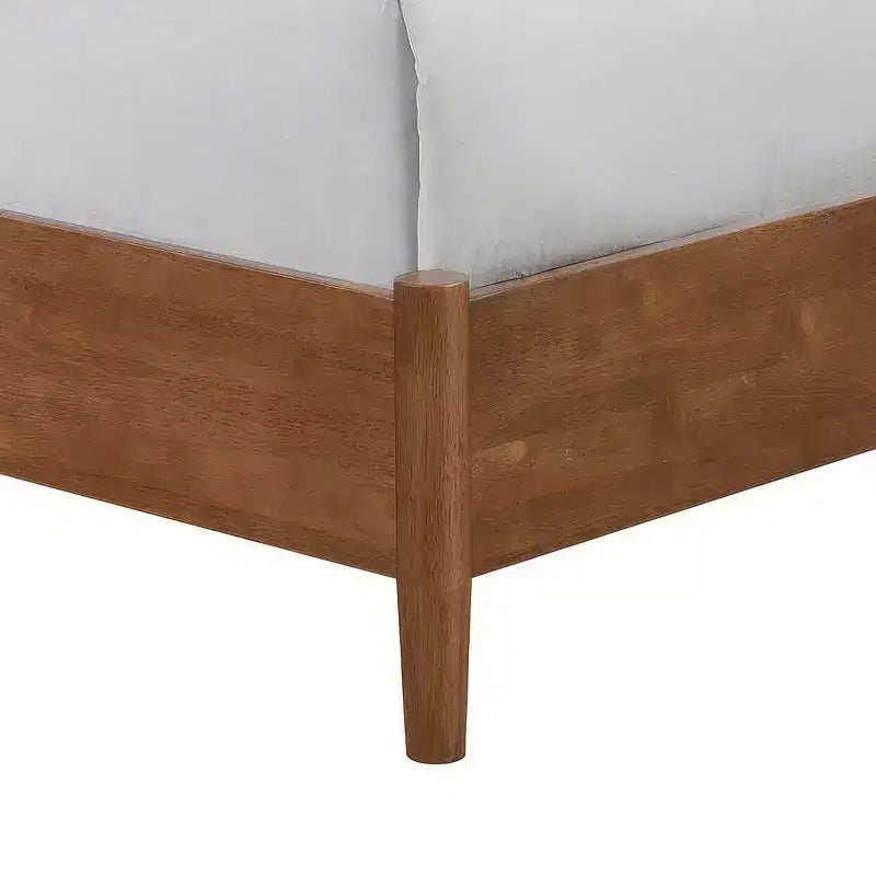 Chambre Queen moderne Mid-Century en noyer