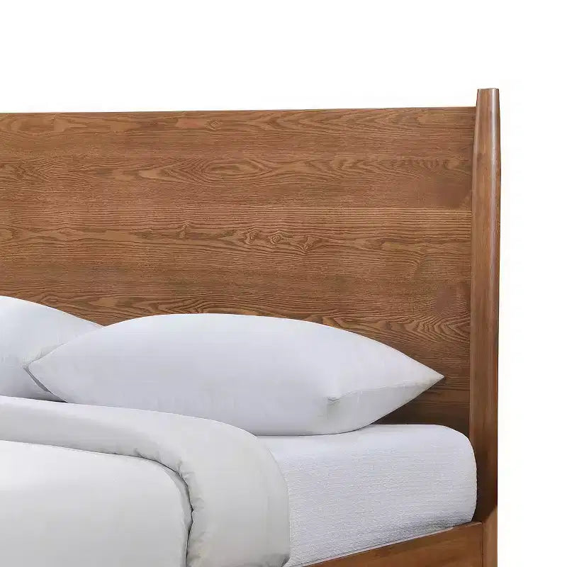 Chambre Queen moderne Mid-Century en noyer