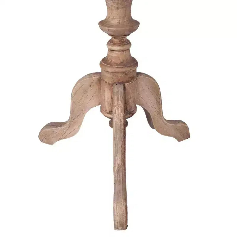 Table d'appoint ronde 63,5 cm marron clair
