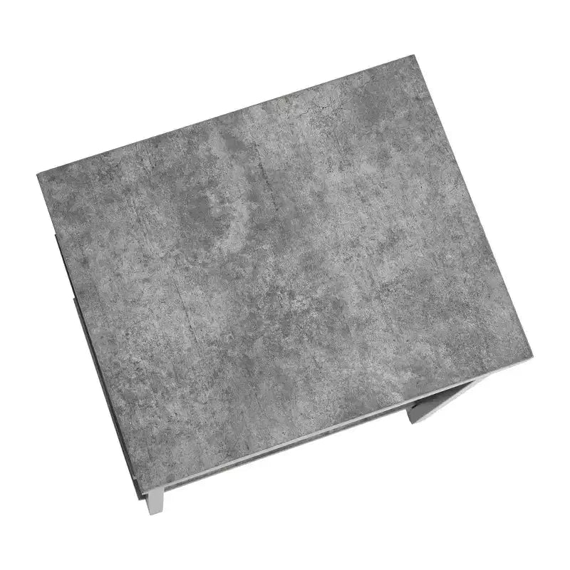 Table d'appoint rectangulaire grise