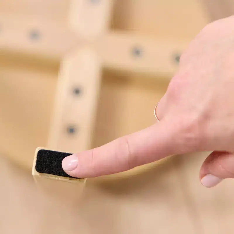 Ensemble de 5 meubles pour enfants ECR4Kids, table en bois courbé et chaises à dossier incurvé