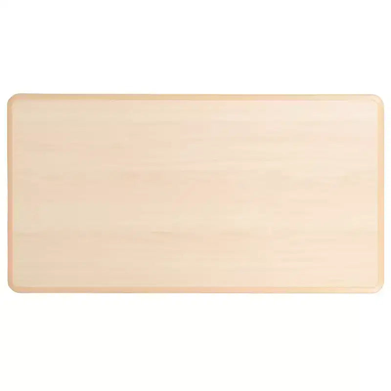 Emma et Oliver Ensemble de table d'activités rectangulaire en plastique réglable en hauteur, 23,625" L x 47,25" P, avec 4 chaises