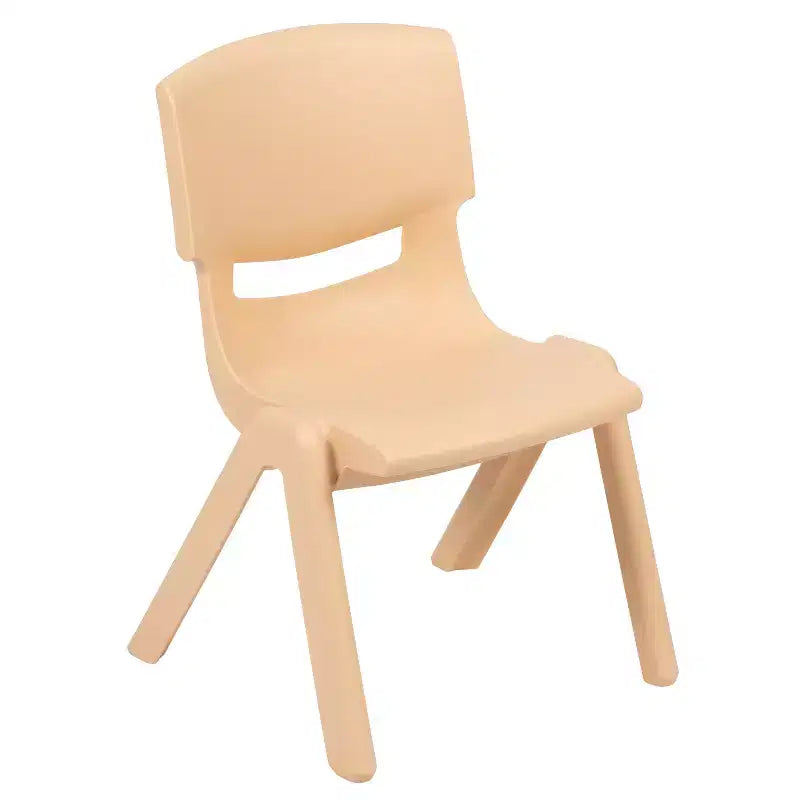 Emma et Oliver Table d'activités rectangulaire en plastique réglable en hauteur, 21,875 po (l) x 26,625 po (L), avec 4 chaises