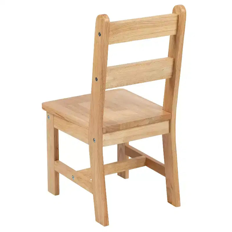 Flash Furniture Ensemble table et chaises pour enfants en bois massif pour salle de jeux, chambre, cuisine - Ensemble de 3 pièces