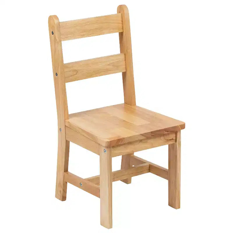Flash Furniture Ensemble table et chaises pour enfants en bois massif pour salle de jeux, chambre, cuisine - Ensemble de 3 pièces