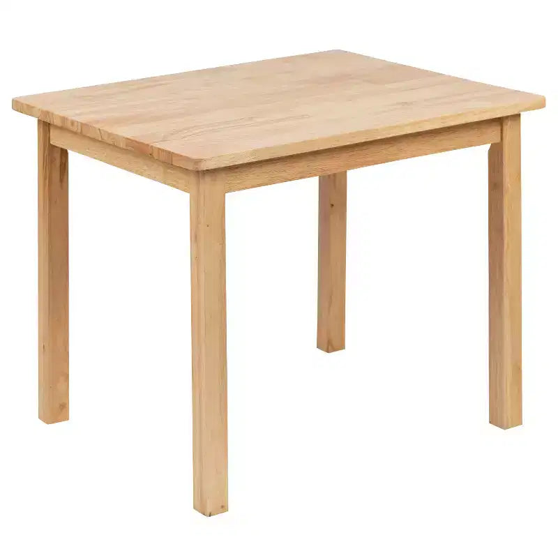 Flash Furniture Ensemble table et chaises pour enfants en bois massif pour salle de jeux, chambre, cuisine - Ensemble de 3 pièces