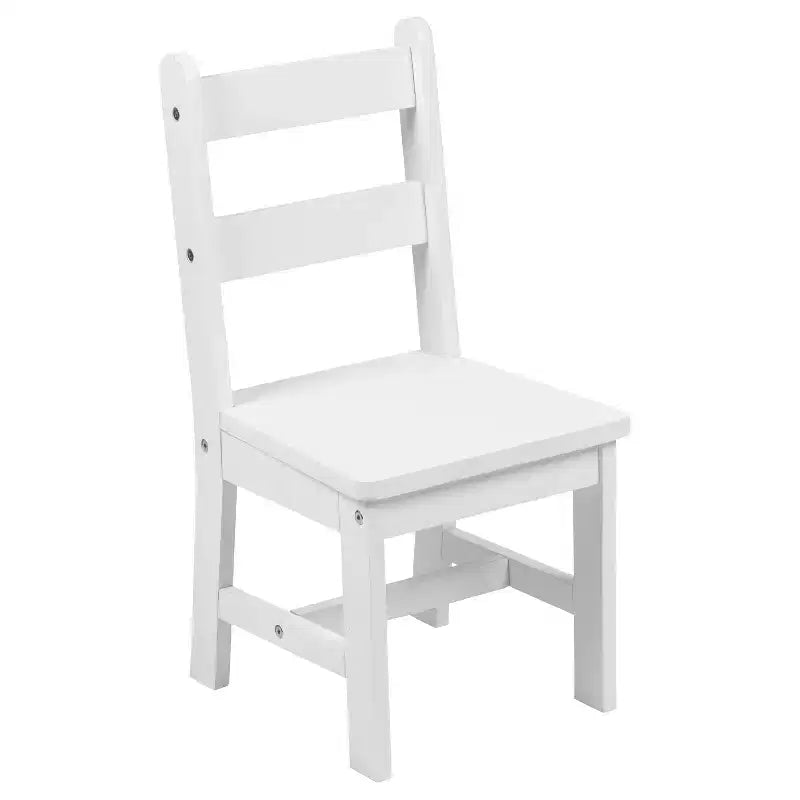 Flash Furniture Ensemble table et chaises pour enfants en bois massif pour salle de jeux, chambre, cuisine - Ensemble de 3 pièces